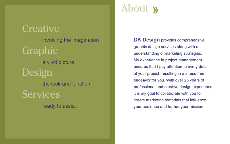 DK Design Creative About